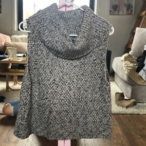 Bebe Cowl Neck Sleeveless sweater